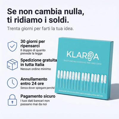 Klarea Pro® Bastoncino adesivo per orecchie