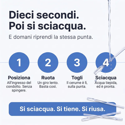Klarea Pro® Bastoncino adesivo per orecchie