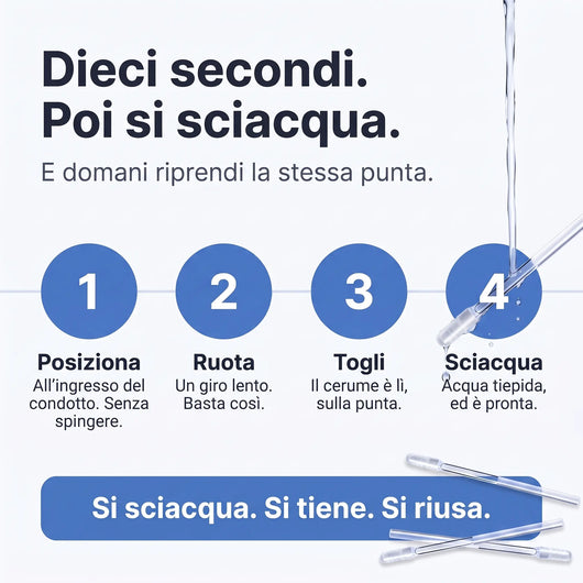 Klarea Pro® Bastoncino adesivo per orecchie